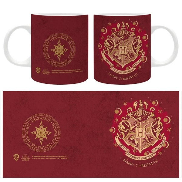 Harry Potter - X-MAS - Hogwarts Red - Mugg multifärg