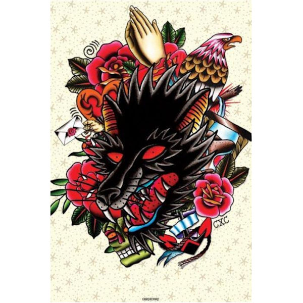 Cardxcor - Wolf montage (CXC) Multicolor