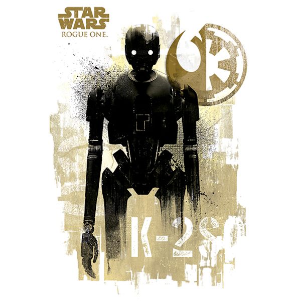 Star Wars Rogue One -K-2S0 Grunge Multicolor