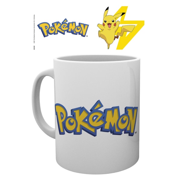 Pokemon - Logo And Pikachu - Mugg multifärg
