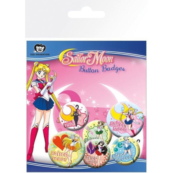 Badge Pack - Sailor Moon Mix multifärg
