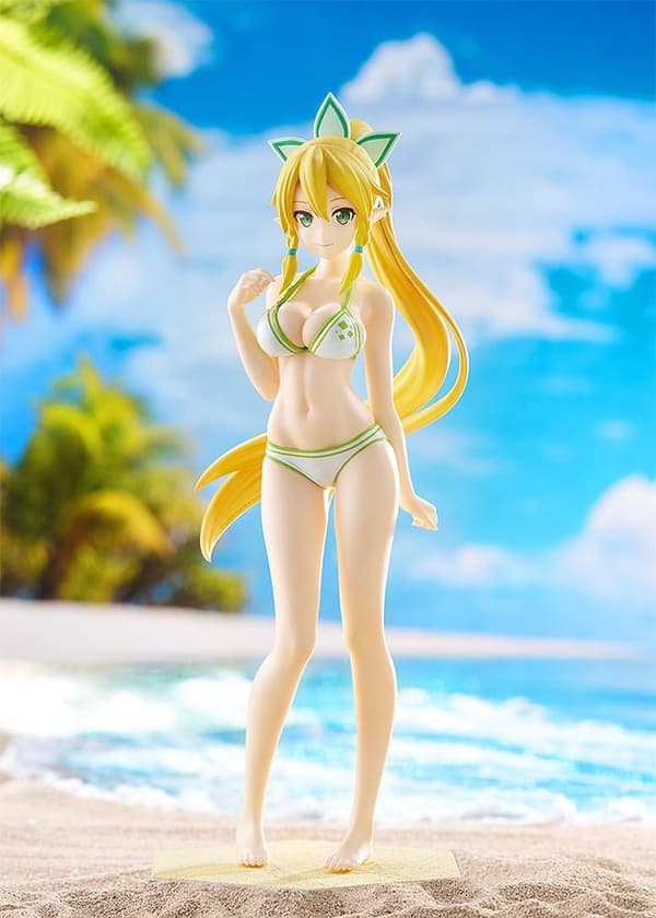Staty - Sword Art Online Progressive - PVC Statue Beach Queens Leafa 17 cm multifärg