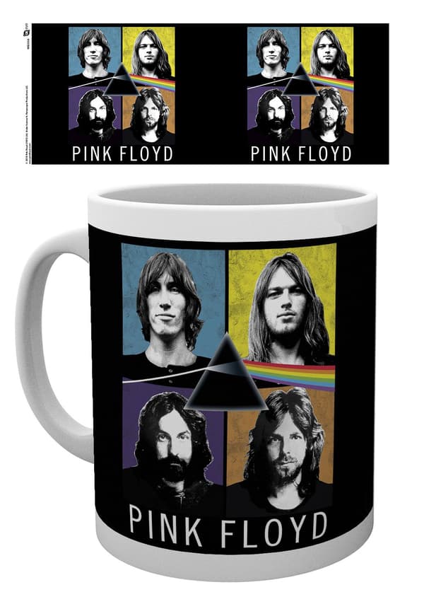 Mugg - Pink Floyd - Band multifärg