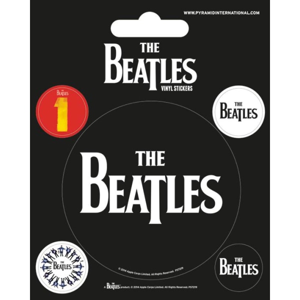 Vinyl Sticker Pack - Klistermärken - The Beatles (Black) Multicolor