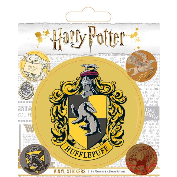 Vinyl-klistermærkepakke - Klistermærker - Harry Potter (Hufflepuff) Multicolor