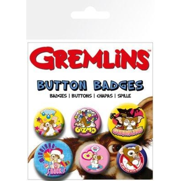 Badge Pack - GREMLINS Gizmo Multicolor