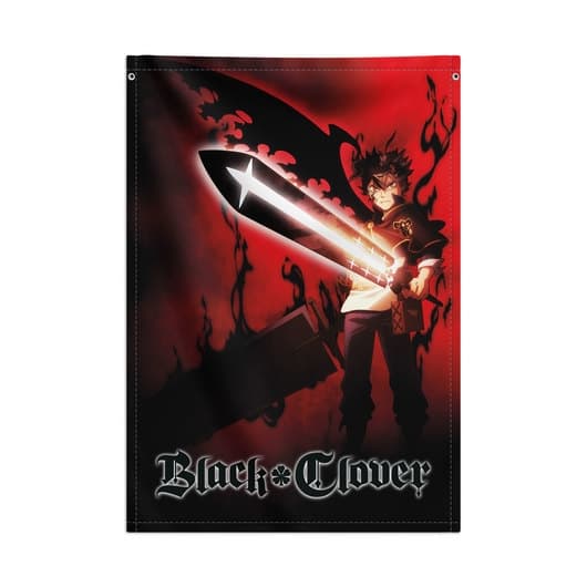 Posterflagga - Black Clover - Sword multifärg