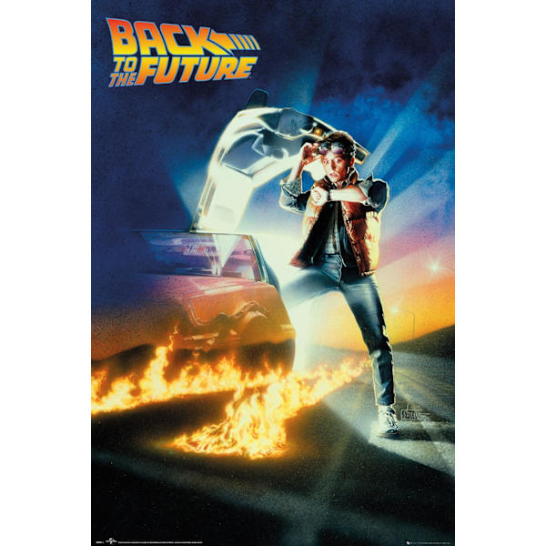 Tillbaka till framtiden 1 - Key Art Back To the Future Multicolor