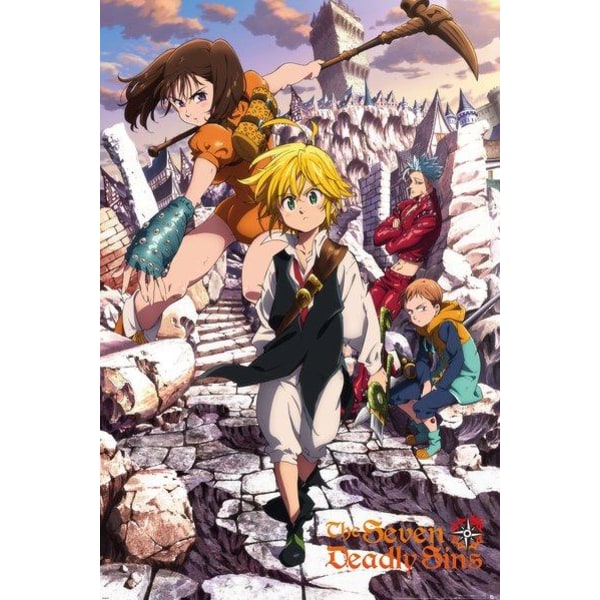 SEVEN DEADLY SINS - Key Art 2 Multicolor