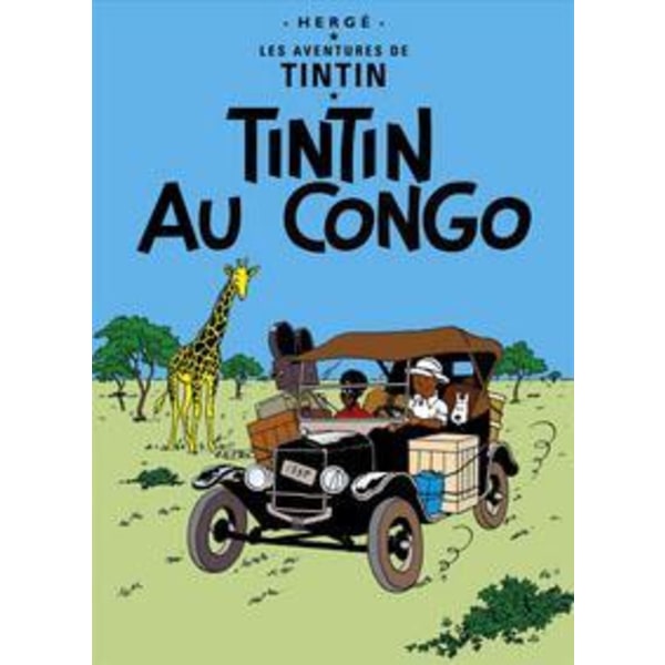 Poster - Tintin au Congo - Tintin i Kongo multifärg