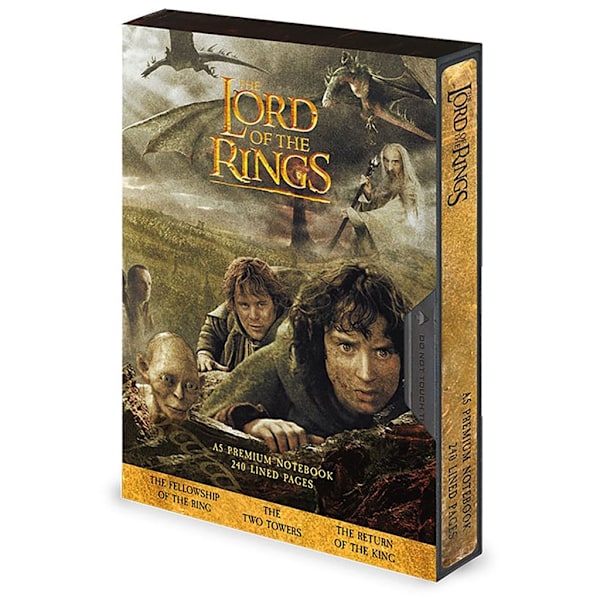 LORD OF THE RINGS (VHS) A5 PREMIUM NOTEBOOK multifärg