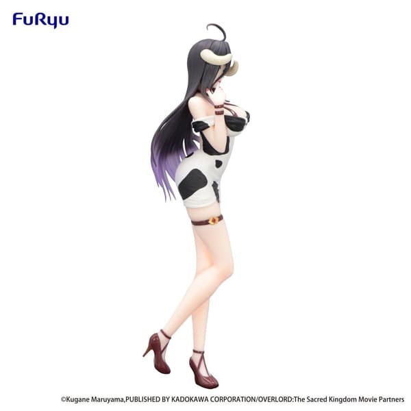 Staty - Overlord – Albedo Trio‑Try‑iT Mini Dress Cow Pattern Ver. (21 cm) multifärg