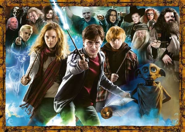 Harry Potter - Pussel multifärg