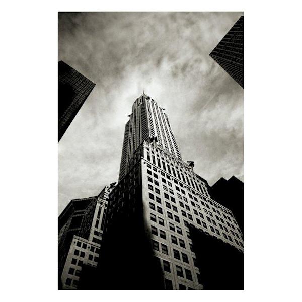 New York - From Below - Black and White multifärg