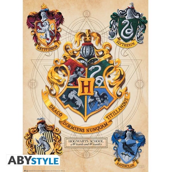 HARRY POTTER - Set 2 Chibi Posters - Crest & Marauders Multicolor