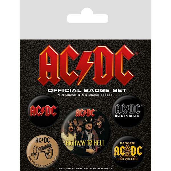 Badge Pack - AC/DC (Logo) Multicolor