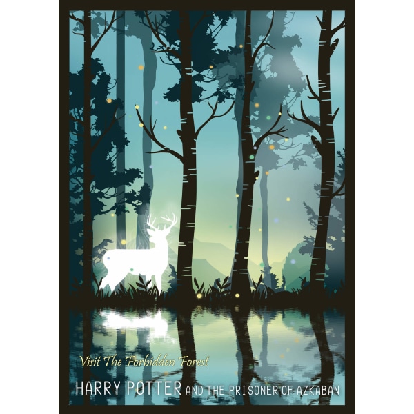 A3 Print - Harry Potter - Visit The Forbidden Forest multifärg