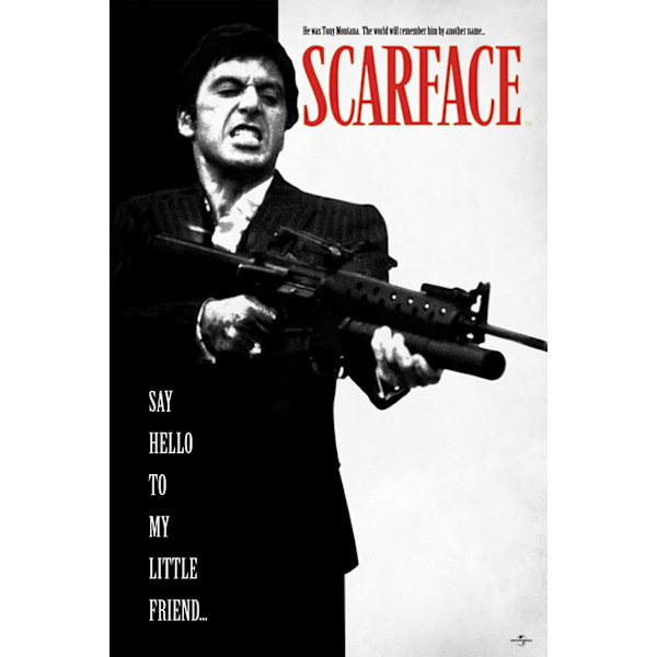 Scarface - Say hello to my little friend multifärg