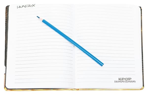 Anteckningsbok - KPop Demon Hunters – A5 Notebook Golden multifärg