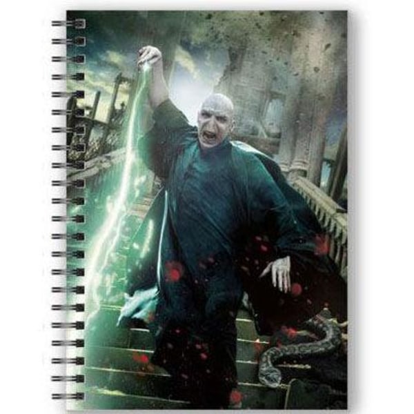 Anteckningsbok - Harry Potter Harry Voldemort 3D Multicolor