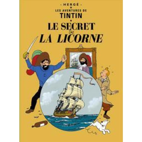 Poster - Tintin Le secret de la Licorne - Enhörningens hemlighet multifärg