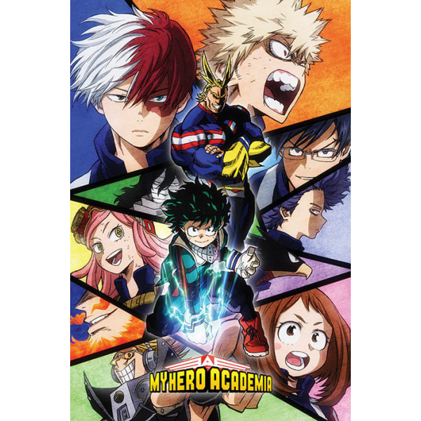 My Hero Academia - Characters Mosaic Multicolor