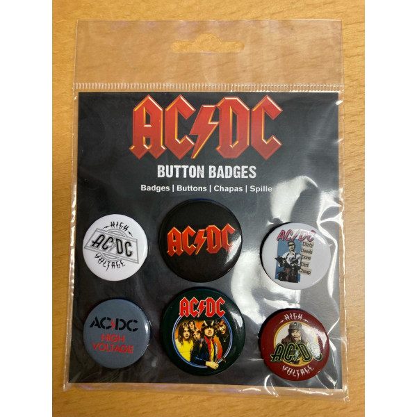 Badgepakke - AC/DC (logo) Multicolor