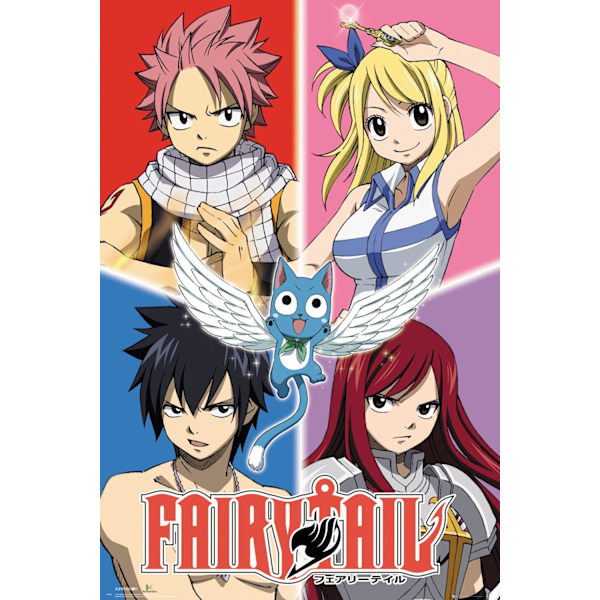 Fairy Tail - Quad Multicolor