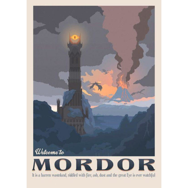 Maxi - Lord of the rings - Welcome to Mordor Multicolor