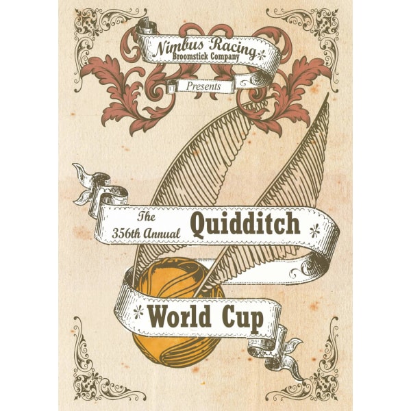 A3 Print - Harry Potter - Quidditch World Cup Multicolor