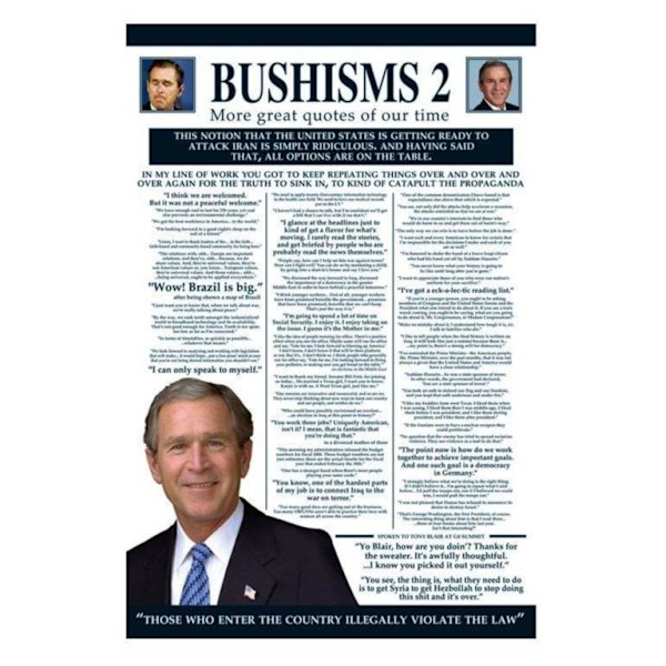 Bushisms 2 multifärg