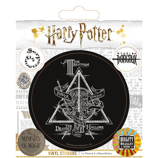 Vinyl-klistermærkepakke - Klistermærker - Harry Potter (Symboler) Multicolor