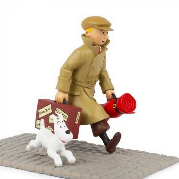 Tintin - Resin - Tintin och Milou ankommer multifärg