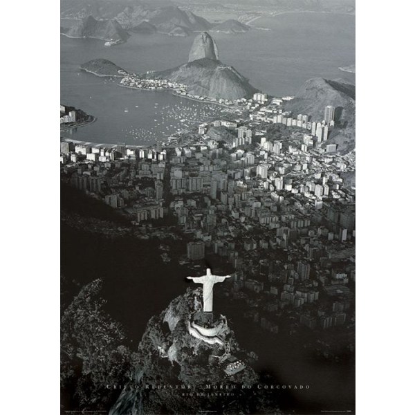 Rio De Janeiro - Cristo Redento multifärg