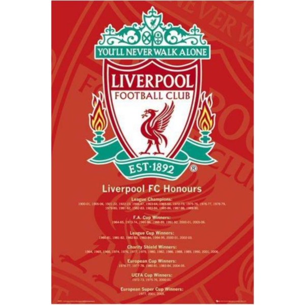 Liverpool FC Honours  - anno 2007