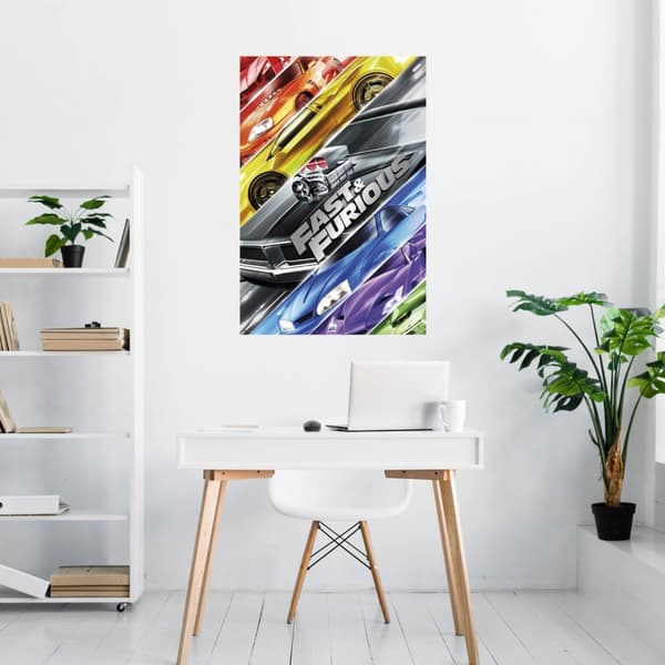 Poster - Fast & Furious – Coche Multicolor