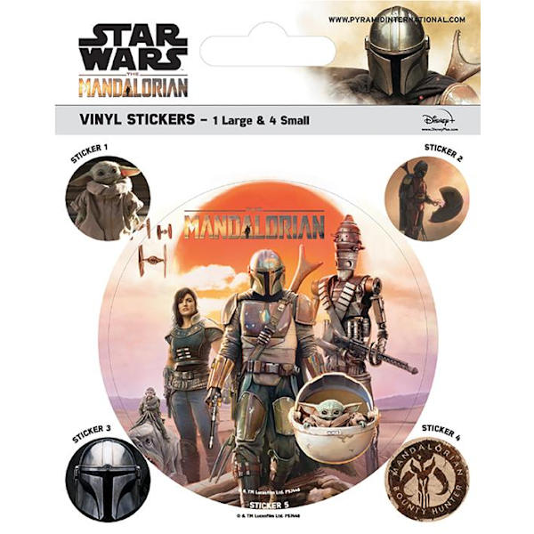 Klistermärken -The Mandalorian(Legacy) Multicolor