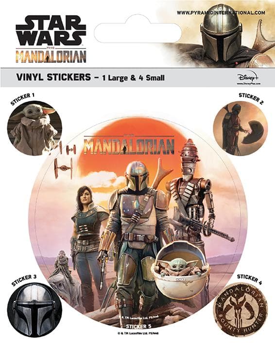 Klistermärken -The Mandalorian(Legacy) multifärg