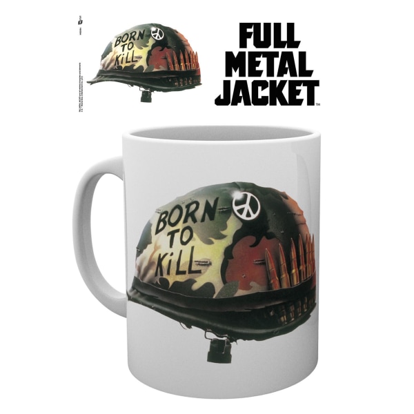 Mugg - Full Metal Jacket - Helmet Born To Kill multifärg
