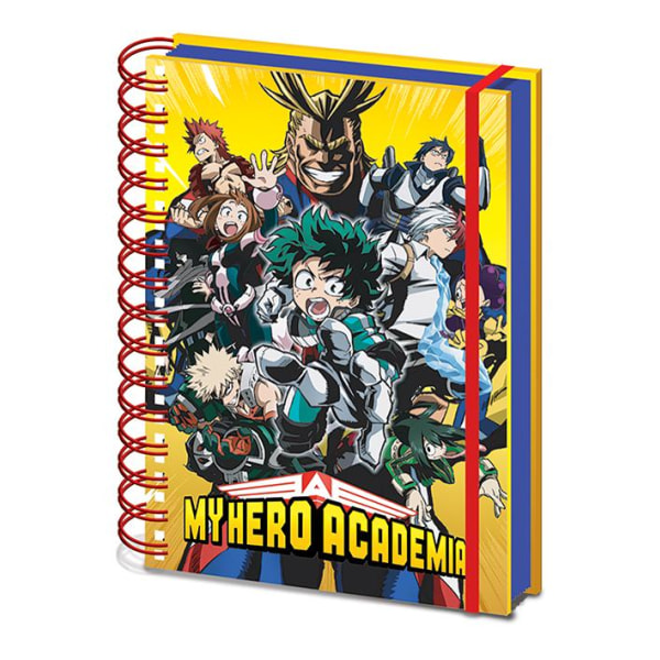 Anteckningsbok - My Hero Academia (Radial Character Burst) Multicolor