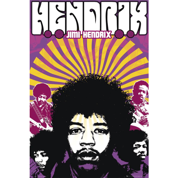 Jimi Hendrix - Legend multifärg