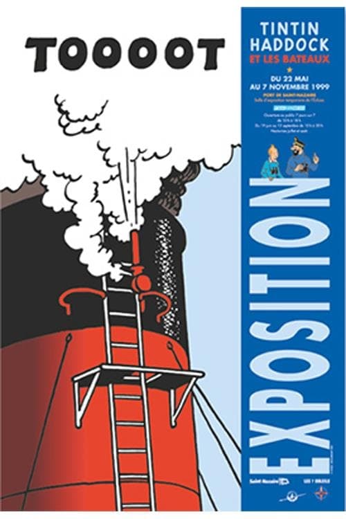 Poster - Kapten Haddock & båtarna multifärg