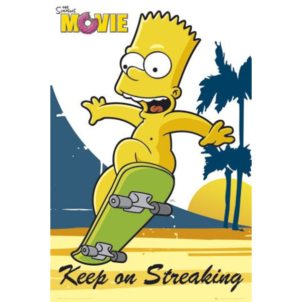 The Simpsons - Keep On Streaking multifärg