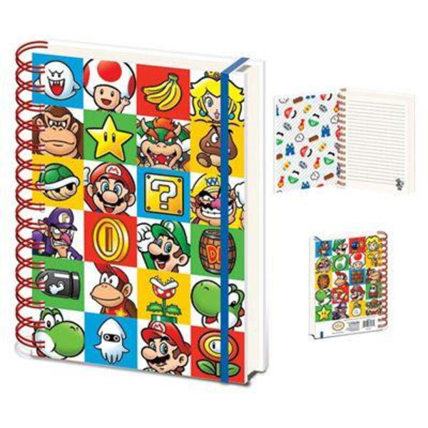 SUPER MARIO (COLOUR BLOCK) Anteckningsbok Multicolor