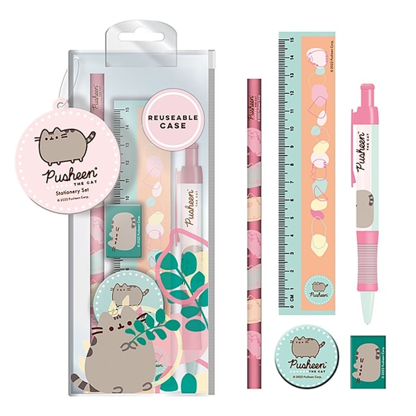 Pennset - PUSHEEN (BOTANICAL) STATIONERY SET Multicolor