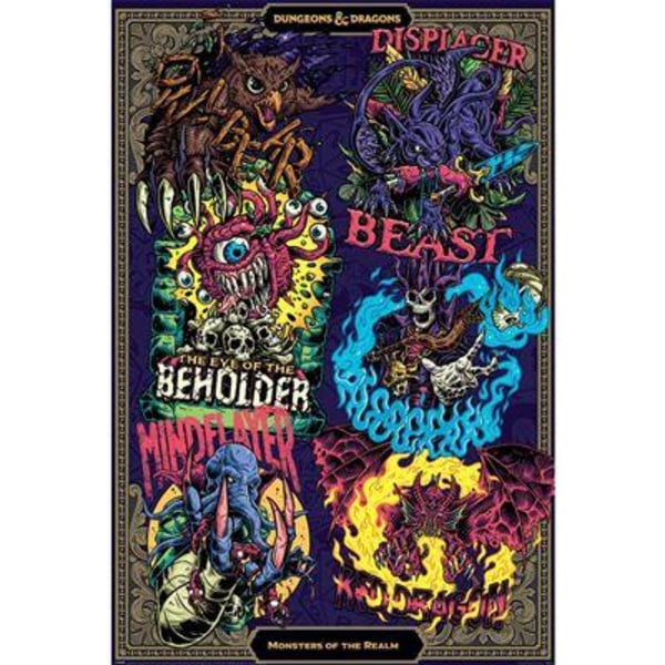 DUNGEONS & DRAGONS (MONSTERS OF THE REALM) Multicolor