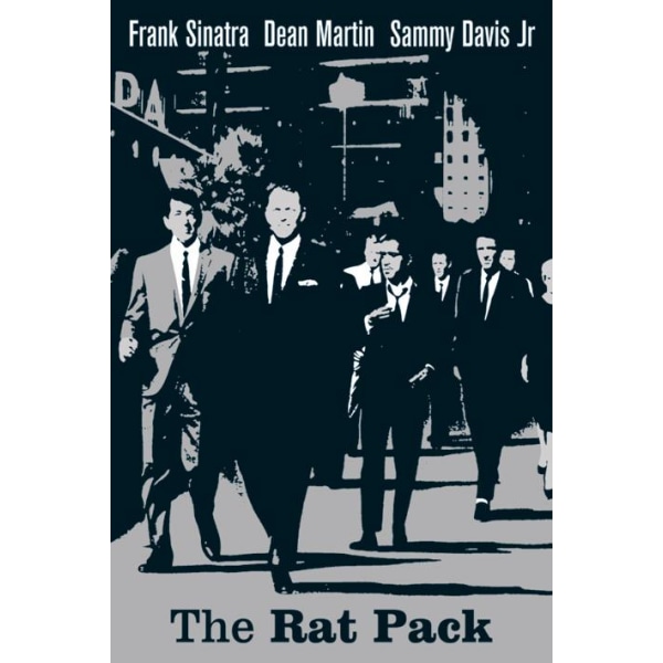 The Rat Pack - Black, White & Greymetallic Multicolor
