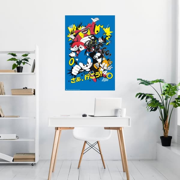 Poster - Sonic – Manga Multicolor