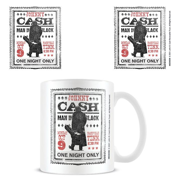 Johnny Cash (Man In Black) - Krus Multicolor