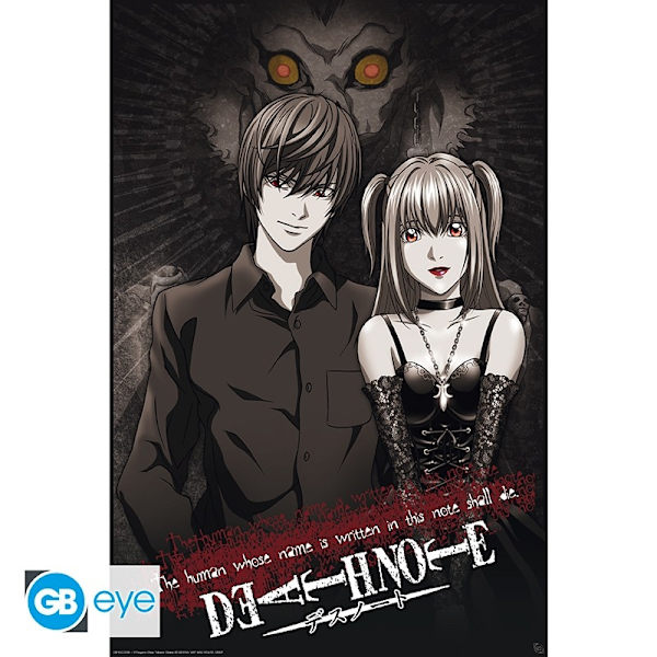 Poster - Death Note – Misa & Light multifärg
